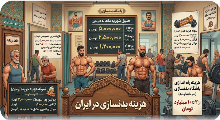هزینه بدنسازی در ایران؛ ارزان‌تر از جهان یا گران‌تر؟