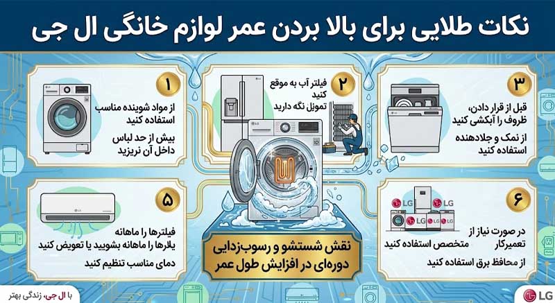 نقش شستشو و رسوبزدایی دورهای در افزایش طول عمر