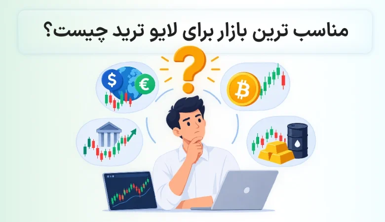 مناسب ترین بازار برای لایو ترید چیست؟